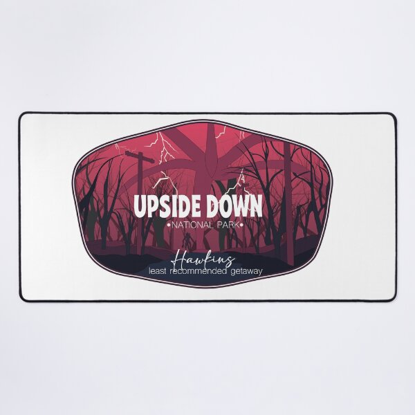Item preview, Upside Down National Park Badge designed and sold by Wenby-Weaselbee.