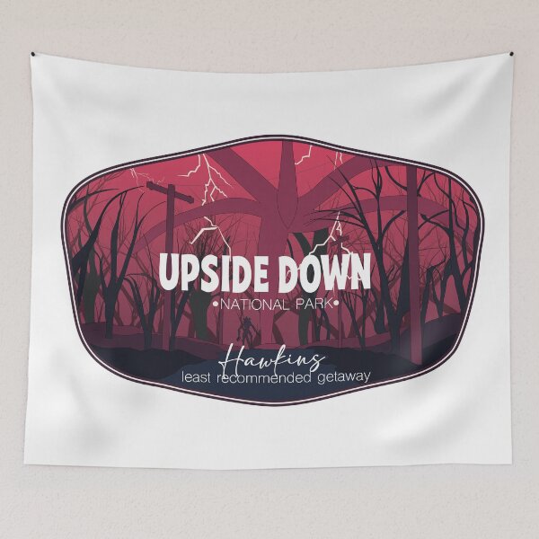Item preview, Upside Down National Park Badge designed and sold by Wenby-Weaselbee.