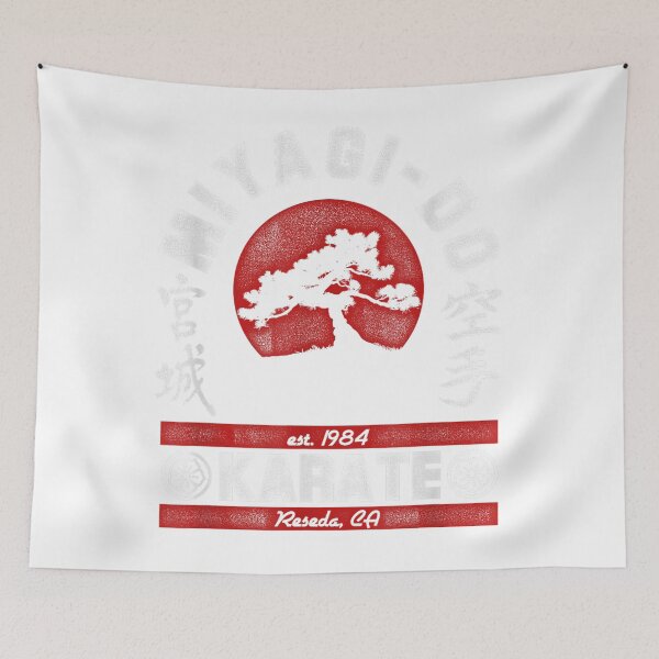 Item preview, The Karates Kid Miyagi-Do Arched Tree Logo Retro Movies designed and sold by JuliaJerde.