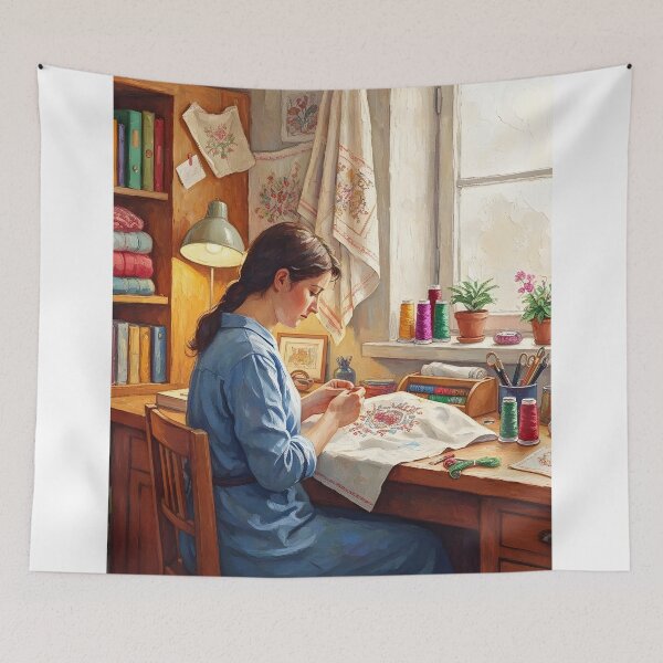 Item preview,  Cross Stitch Is My Love Language - X-Stitch Lover - Gift For Cross Stitcher designed and sold by Wiss2Arts.