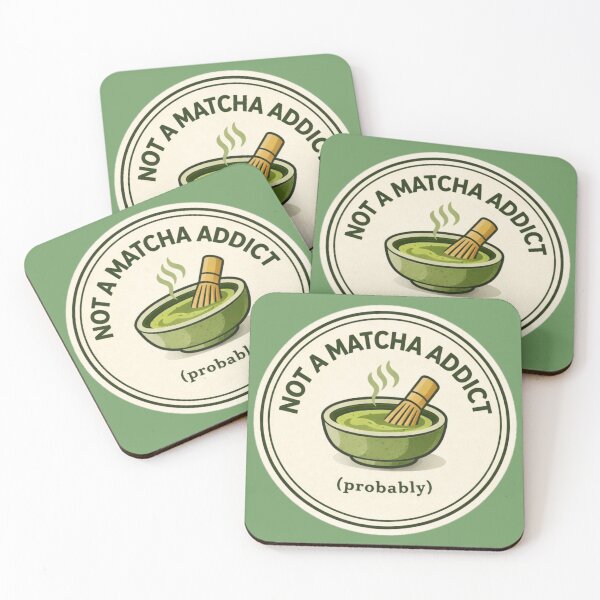 Item preview, Not a Matcha Addict designed and sold by treadthethreadz.