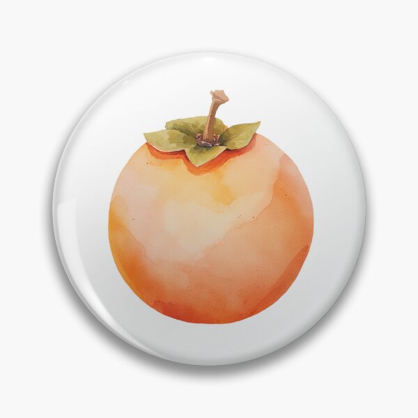 Item preview, Soft Watercolor Persimmon Sticker designed and sold by GentleDayStudio.