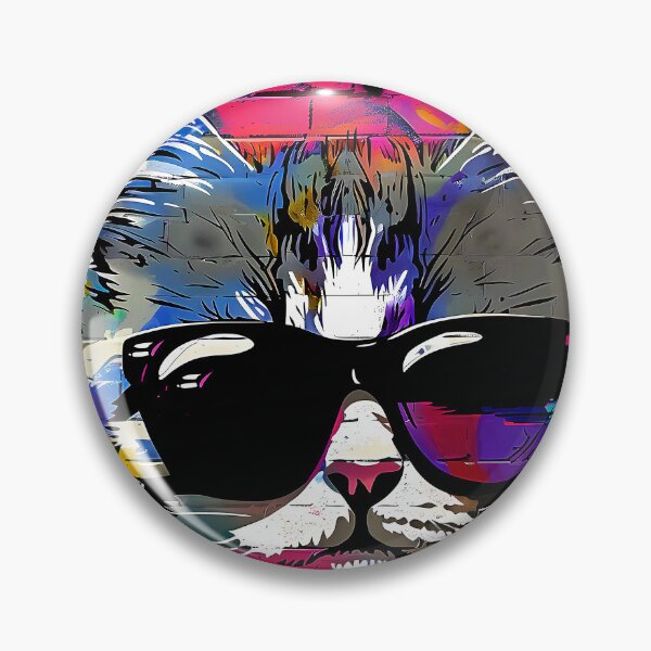 Item preview, Urban City Graffiti Colorful Cool Cat With Sunglasses  designed and sold by DEC02.