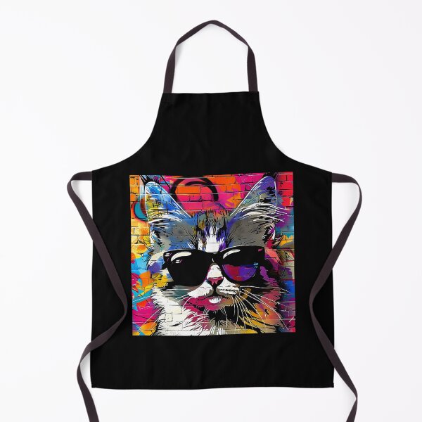 Item preview, Urban City Graffiti Colorful Cool Cat With Sunglasses designed and sold by DEC02.