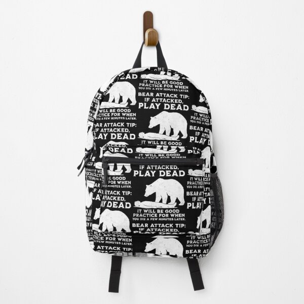 Item preview, Bear Attack Tip Funny Camping Sarcastic Hiking designed and sold by odemsysyobst.