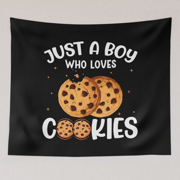 Item preview, Just A Boy Who Loves Cookies designed and sold by huftyfnruppe.