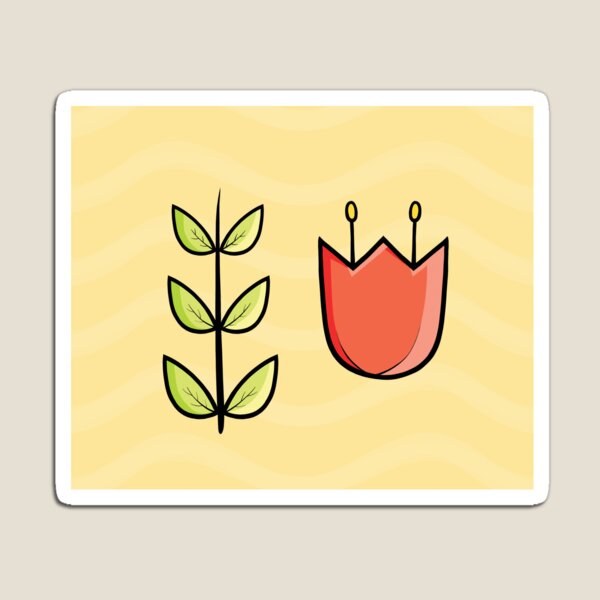 Aperçu de l'œuvre Tulipe et plante graphique créée et vendue par FreakyLluly.