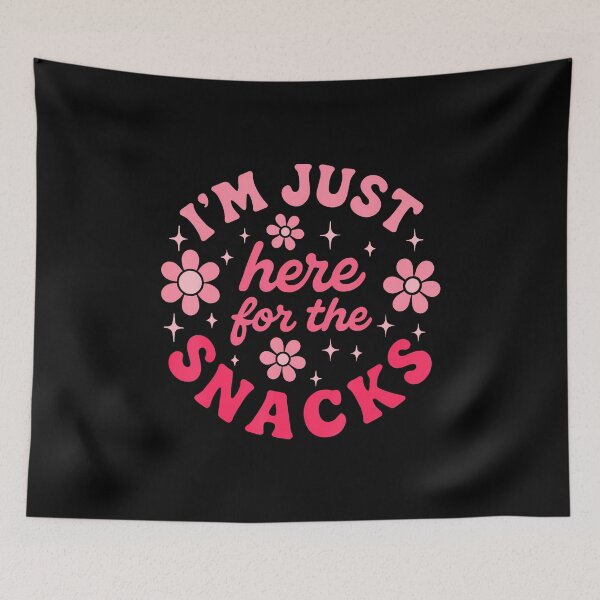 Item preview, Cute Just Here For The Snacks Funny Food Lover designed and sold by godreyimmzzg.