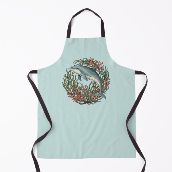 Item preview, Vintage Bottlenose Dolphin Coral Reef designed and sold by BirdsnStuff.