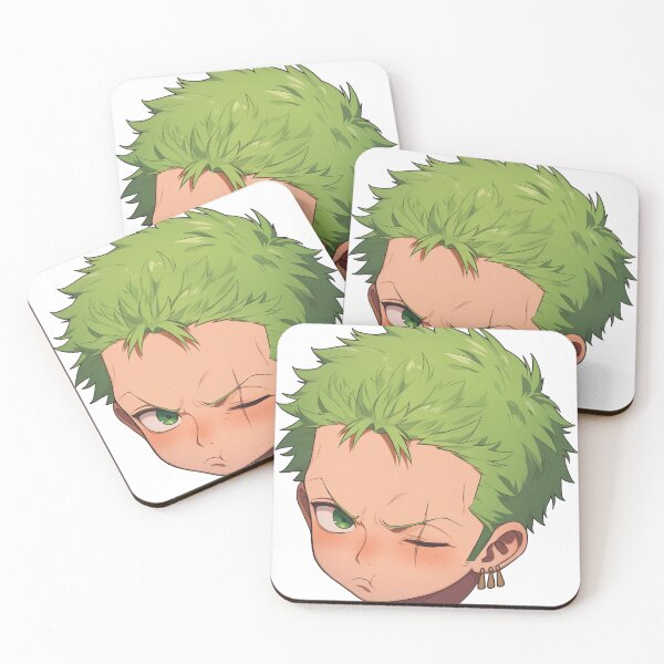 Item preview, One Piece Chibi Zoro Head designed and sold by onestopanimeshop.