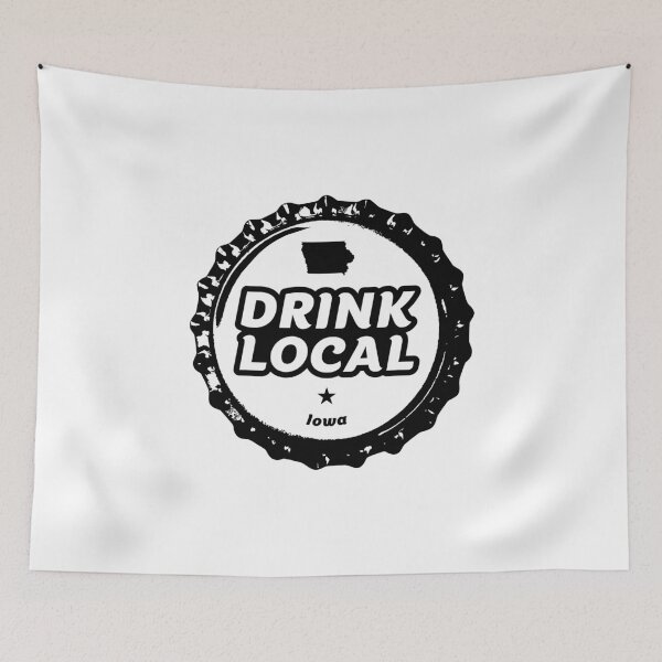 Item preview, Drink Local Iowa Craft Beer Bottle Cap designed and sold by graf1k.