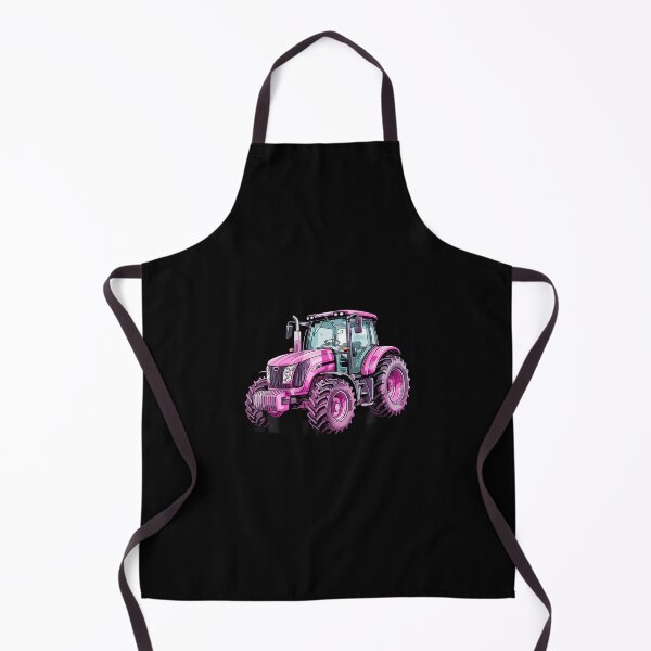 Item preview, Watercolor Pink Tractor Farm Farmer Girl Women designed and sold by godreyimmzzg.