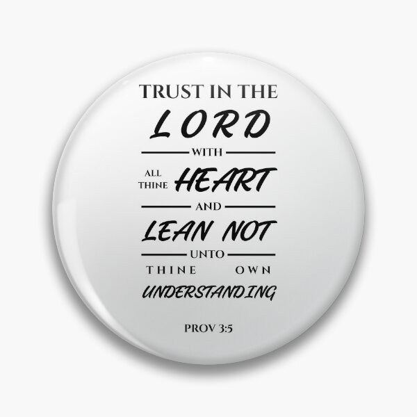 Item preview, Proverbs 3:5 Bible Verse Typography (KJV) designed and sold by Clothed in Scripture.