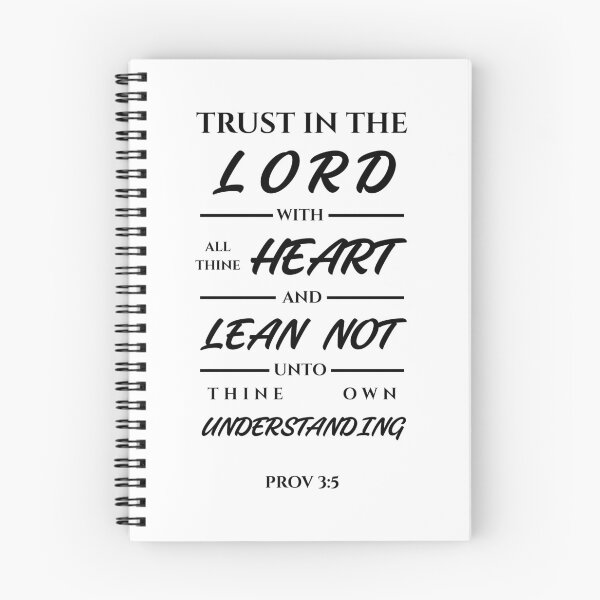 Item preview, Proverbs 3:5 Bible Verse Typography (KJV) designed and sold by Clothed in Scripture.