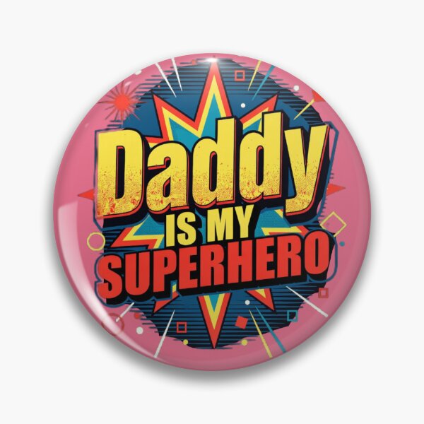 Item preview, Daddy Is My Superhero Father's Day Gift for Dad designed and sold by LUCKYHAPPYFINDS.