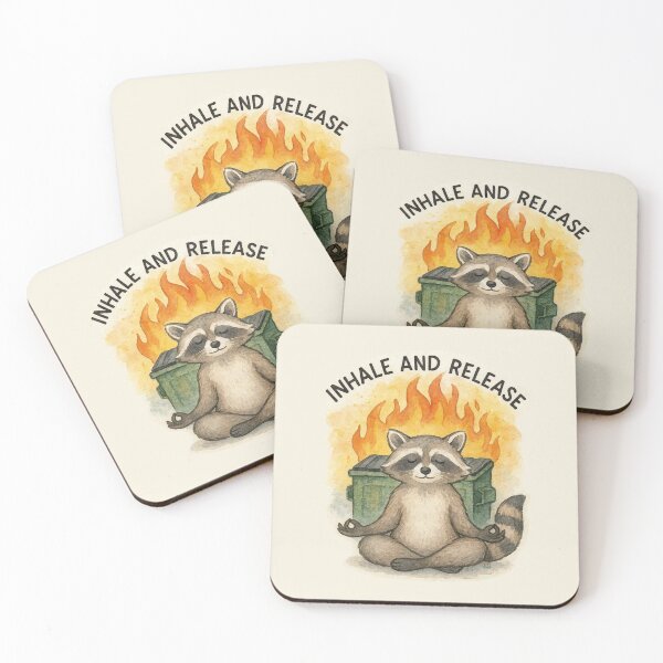 Item preview, The Dumpster Fire Yogi designed and sold by CAutumnTrapp.