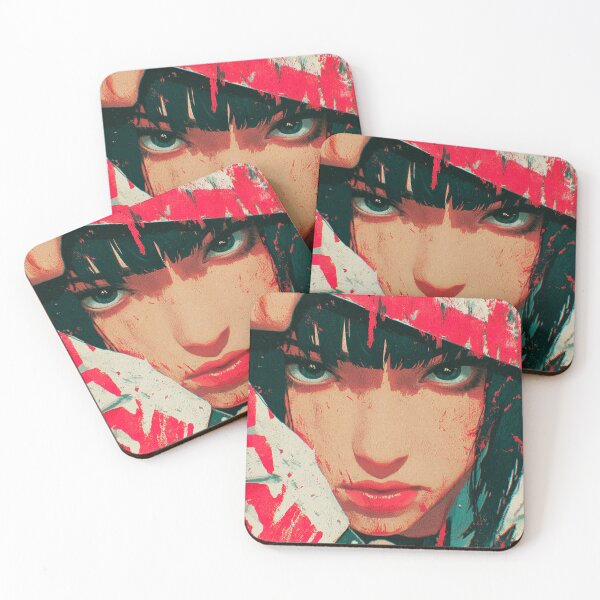Item preview, Cool Aesthetic Urban Samurai Japanese Geisha  designed and sold by ShurikenStar.