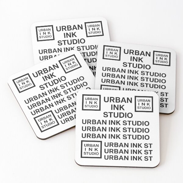 Artikelvorschau, URBAN INK STUDIO – Offizielles minimalistisches Logo – Schwarz-Weiß entworfen und verkauft von Urban-InkStudio.