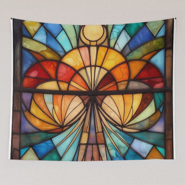 Item preview, Radiant Stained Glass Window Texture (image size 7840x11680) designed and sold by Digital-Davinci.