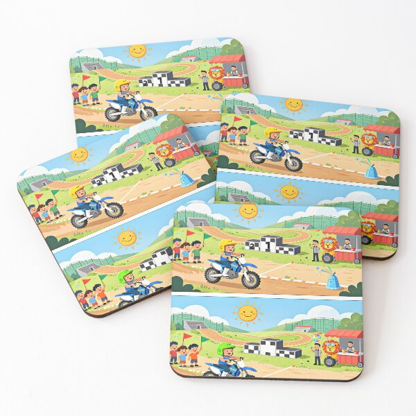 Item preview, Spot the 5 Differences, Dirt Bikes for Kids designed and sold by Huskyyy Designs.