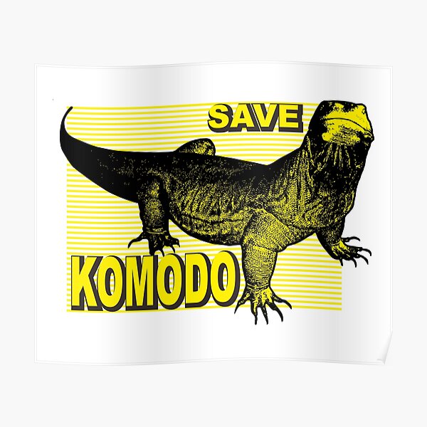Komodo Dragon Posters Redbubble