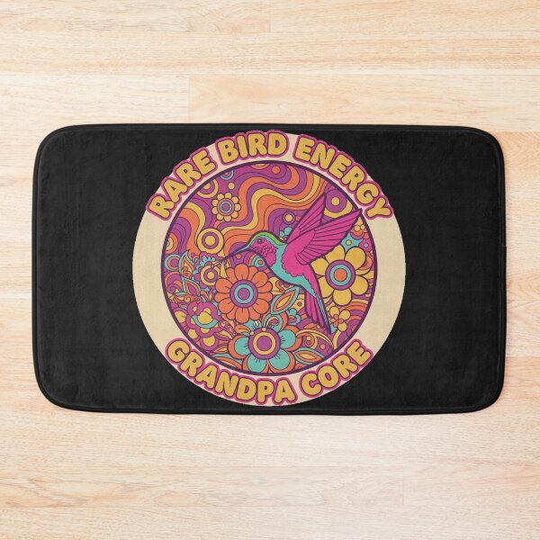 Item preview, Sugar Rush Hummingbird 70s Retro Psychedelic Floral designed and sold by Thaivi Design.