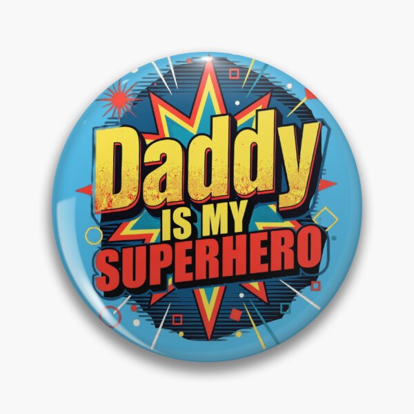 Item preview, Daddy Is My Superhero Father's Day Gift for Dad designed and sold by LUCKYHAPPYFINDS.