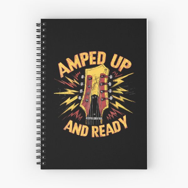 Item preview, Amped Up And Ready Guitar Headstock Grunge Punk Rock designed and sold by kowaldtlbung.