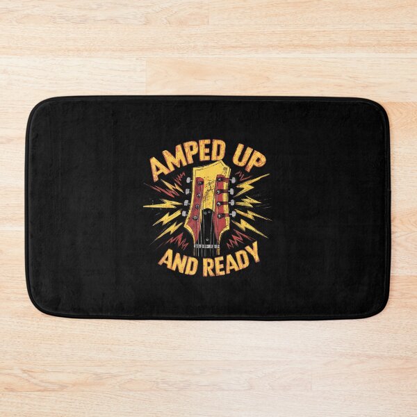 Item preview, Amped Up And Ready Guitar Headstock Grunge Punk Rock designed and sold by kowaldtlbung.