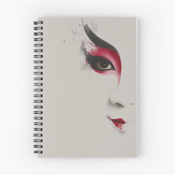 Item preview, The Silent Aria | Modern Peking Opera Portrait designed and sold by FlowNestStudio.