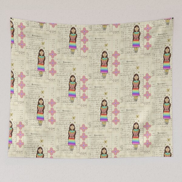 Item preview, Yellow butterfly woman  designed and sold by Biidabaan.