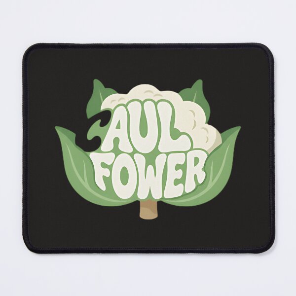 Item preview, Caul Flower Power - Funny Retro Groovy Cauliflower Vegetable Pun designed and sold by CELESTIAL©️.