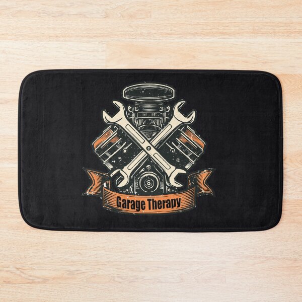 Item preview, Garage Therapy — Engine & Wrench Crest designed and sold by ArgentoArt.