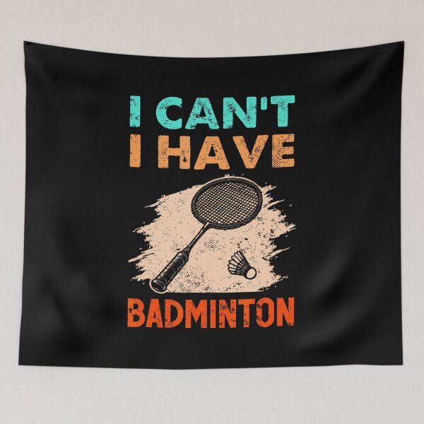 Item preview, I Can't I Have Badminton Racket Shuttle designed and sold by kowaldtlbung.