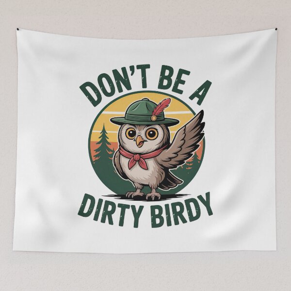 Item preview, Woodsy the owl, Don’t be a dirty birdy designed and sold by graphic-genie.