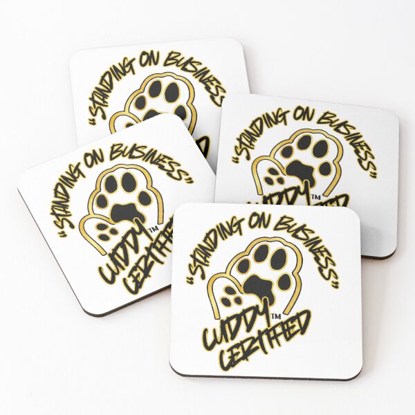 Item preview, Standing On Business - Cuddy Certified Gold Paw Logo designed and sold by The Crimson Halo.