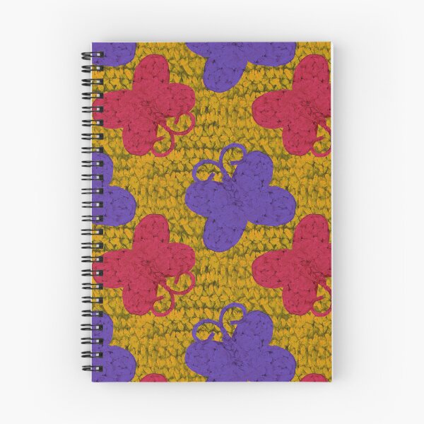 Item preview, Butterflies on Yellow Hand Crocheted Butterfly Pattern – Bold Craftcore Fiber Art designed and sold by Victoria Rose.