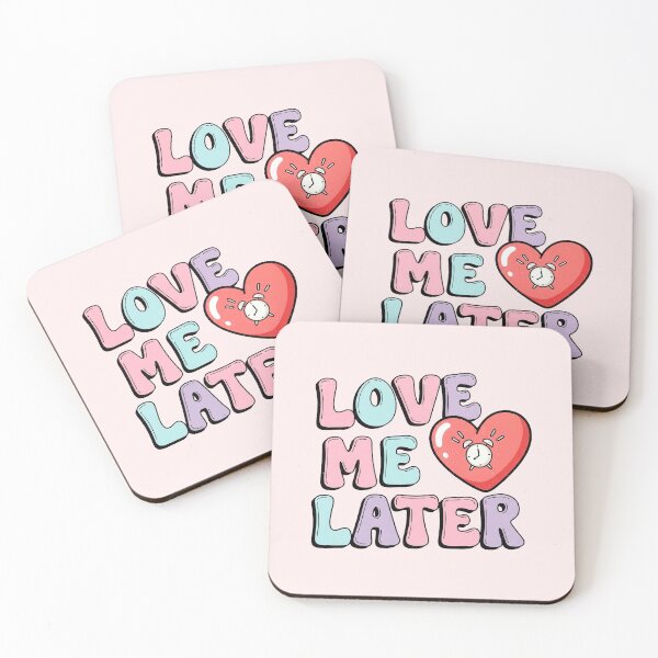 Item preview, Love Me Later Heart and Clock Illustration designed and sold by nuel-art.