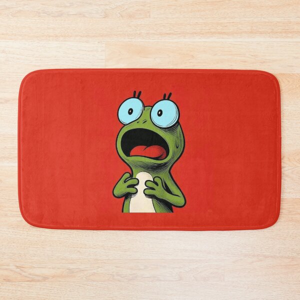 Item preview, Shocked Frog Expression – Funny Cartoon Character designed and sold by Regal-Elegances.