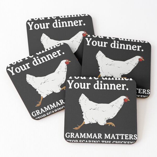 Item preview, Funny Grammar Matters Chicken Graphic - English Teacher & Writer Gift designed and sold by AdyKurniawan.