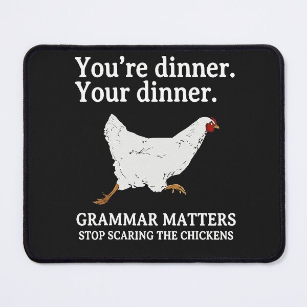 Item preview, Funny Grammar Matters Chicken Graphic - English Teacher & Writer Gift designed and sold by AdyKurniawan.