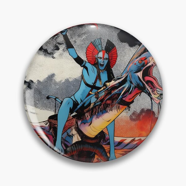 Item preview, Fire and Ash - Na'vi Warrior Comic Pop Art designed and sold by iwzzuel.