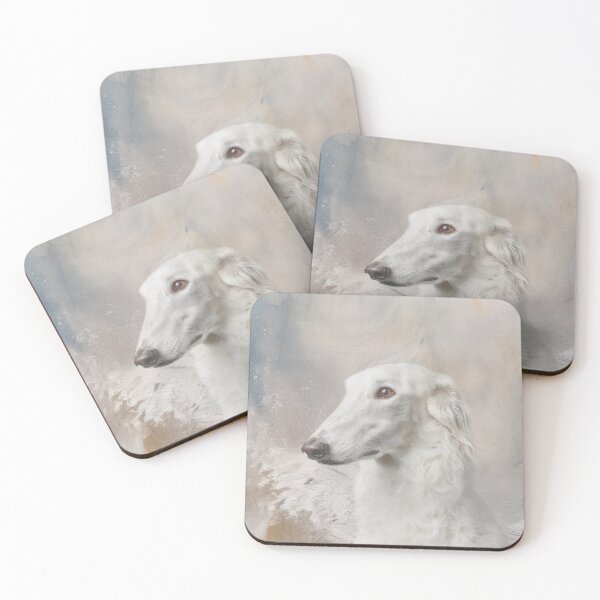 Item preview, White Borzoi designed and sold by Elisabeth Lucas.