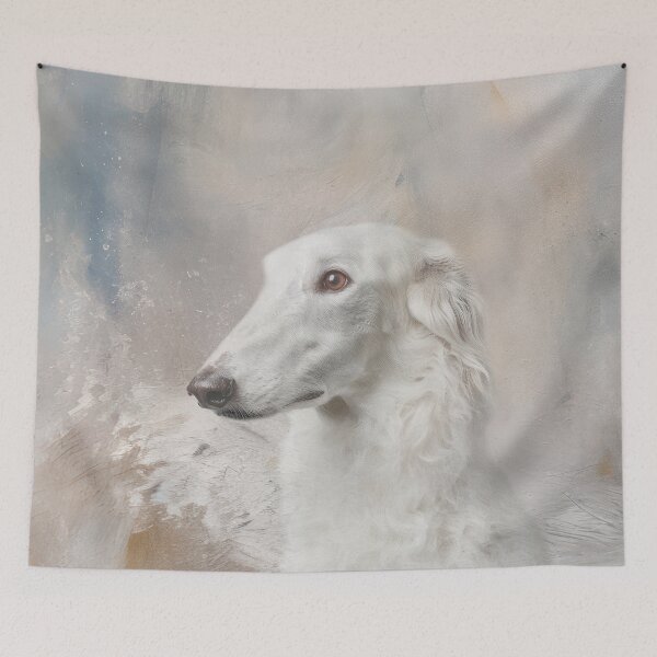 Item preview, White Borzoi designed and sold by Elisabeth Lucas.