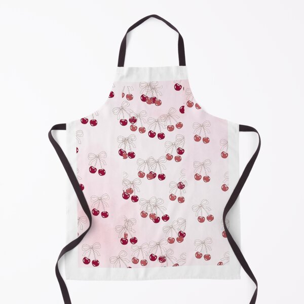 Item preview, Cute Cherry Bow Pattern on Pink | Kawaii Cherry Aesthetic Art designed and sold by AeraArts.