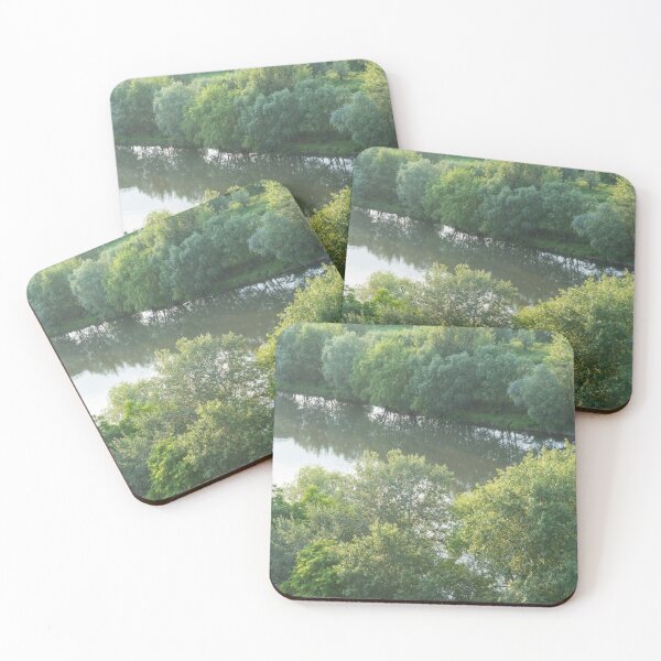Item preview, Peaceful Treelined Riverbanks in Soft Morning Light designed and sold by Georgia Mizuleva.