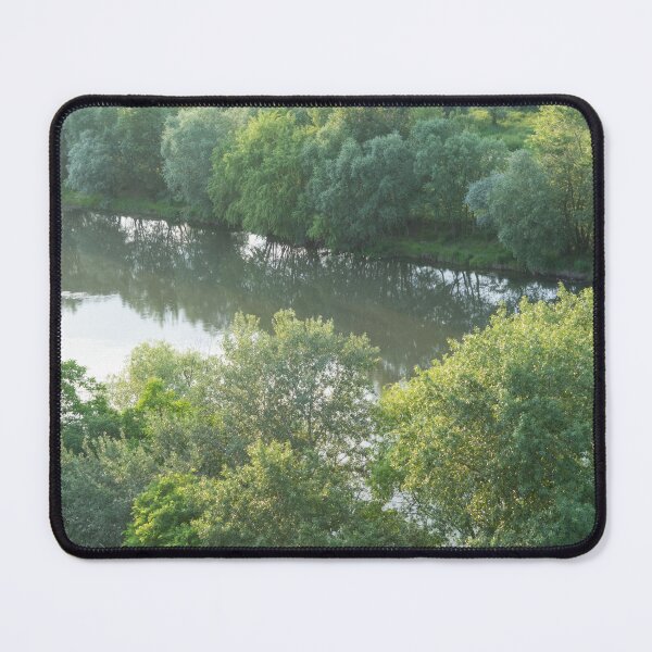 Item preview, Peaceful Treelined Riverbanks in Soft Morning Light designed and sold by Georgia Mizuleva.