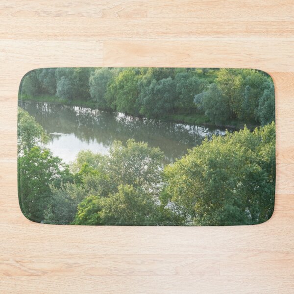 Item preview, Peaceful Treelined Riverbanks in Soft Morning Light designed and sold by Georgia Mizuleva.