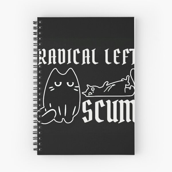 Item preview, Funny Radical Left Scum Black Cat Political Humor Satire Graphic designed and sold by AdyKurniawan.