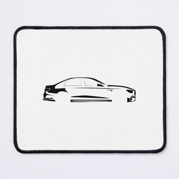 Item preview, E63 S (2021) Minimalist Car Silhouette (Black) designed and sold by FearnCreative.